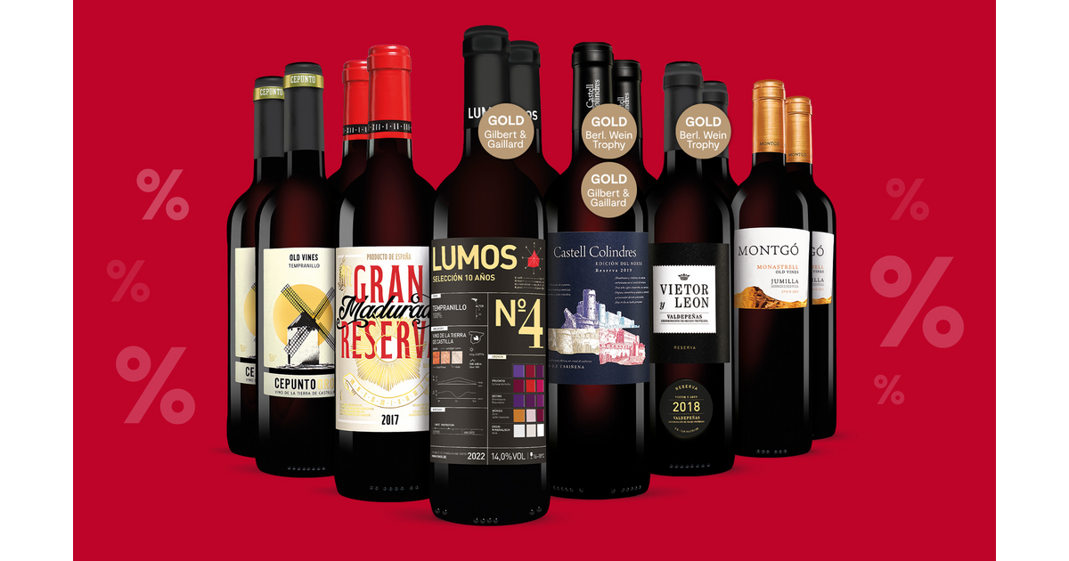 Rotwein-Paket Vinos, | Lagerausverkauf Spanien-Spezialist