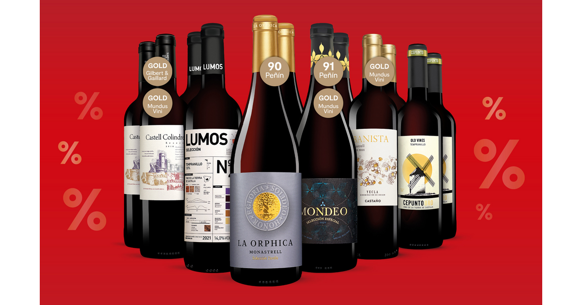 Spanien-Spezialist Rotwein-Paket | Lagerausverkauf Vinos,