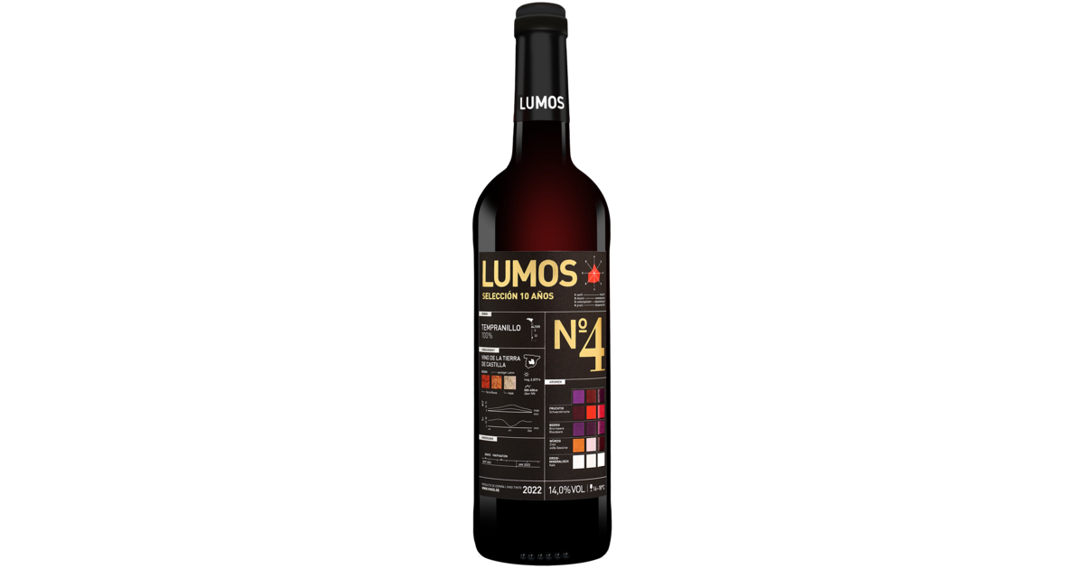 LUMOS No.4 Tempranillo 2022 | Vinos, Spanien-Spezialist | Rotweine