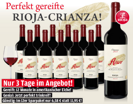 Avior Crianza 2013 - 12er E*Special August 2016