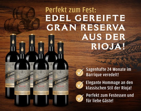 Barriton Gran Reserva 2008 - 6er E*Special Dezember 2016