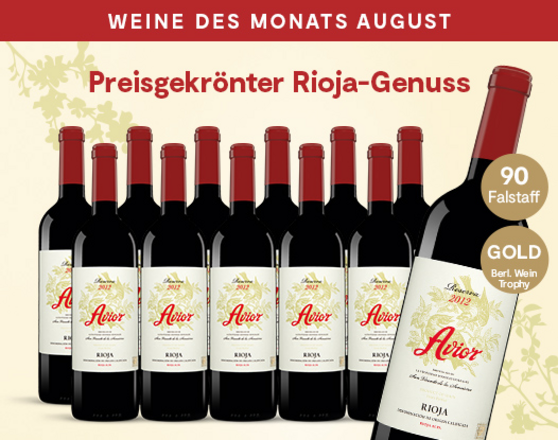 Avior Reserva 2012 - Monatsangebot  August 2018 Reserva