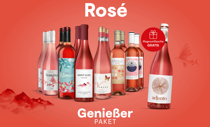 Rosé-Genießer-Paket + GRATIS Magnumflasche