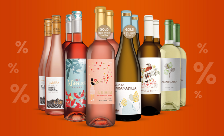 Lagerausverkauf Rosé-Weißwein-Paket