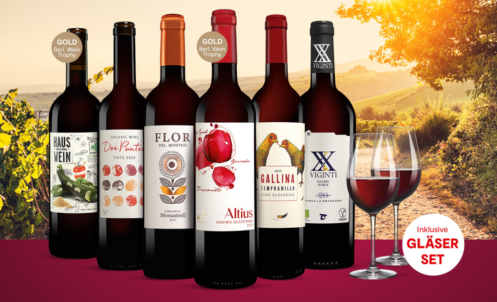 Vinos Bio-Rotwein Paket