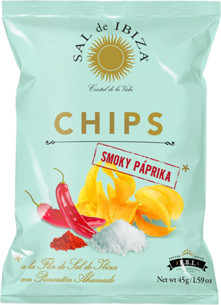 Sal de Ibiza Kartoffel Chips mit Smoky Paprika - 45g