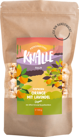 Knalle Popcorn Orange mit Lavendel - 100g