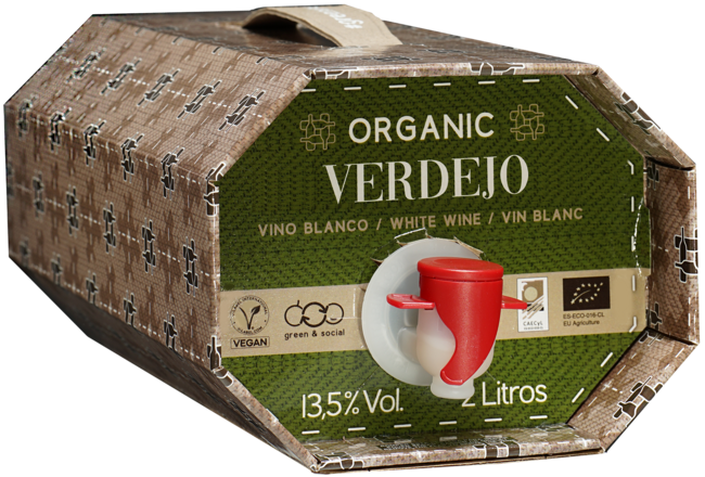 Cuatro Rayas Verdejo Organic - 2,0 L. BiB 2024