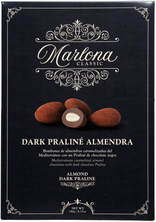 Marlona Classic Dark Praliné Almendra - 180g