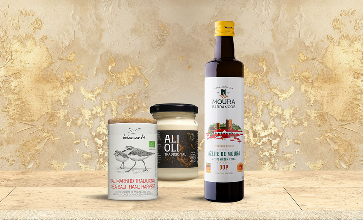 3er Paket Olivenöl, Salz und Alioli