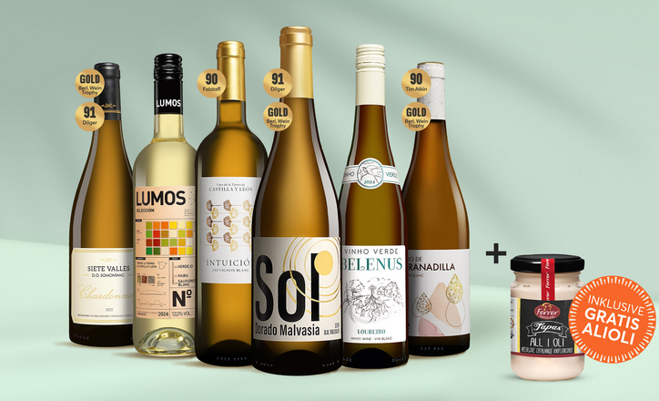 Weißwein-Paket inkl. GRATIS Alioli