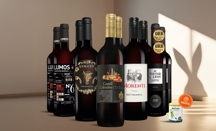 Rotwein Osterpaket + GRATIS Salz