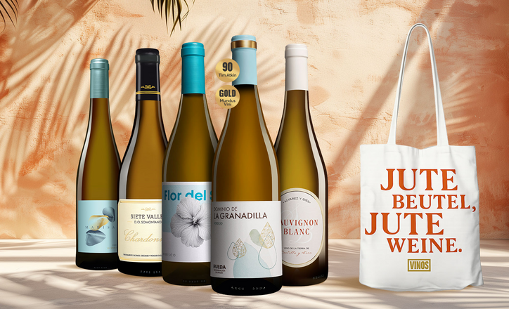 Jute (Weiß)Weine-Paket