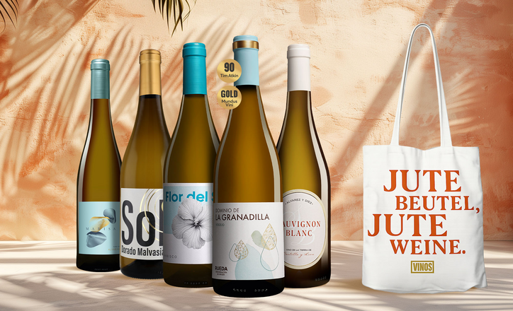 Jute (Weiß)Weine-Paket