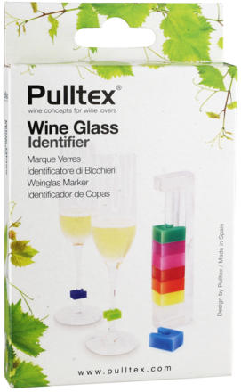 Pulltex Fiesta Tags – Bunte Glasmarker aus Silikon