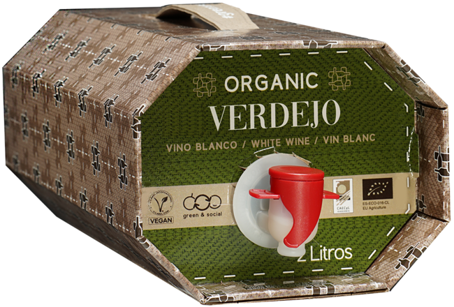 Cuatro Rayas Verdejo Organic - 2,0 L. BiB 2025