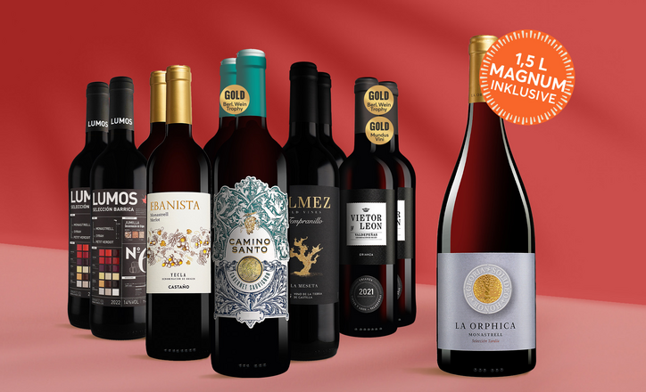 Rotwein-Paket inkl. Magnum