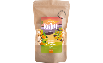 Knalle Popcorn Orange mit Lavendel - 100g