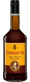 Brandy »Carlos III« Solera Reserva - 0,7 L.