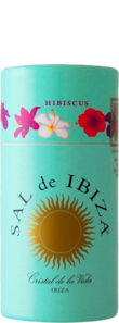 Sal de Ibiza »Granito con Hibiscus« - Streuer mit Deckel 90 g