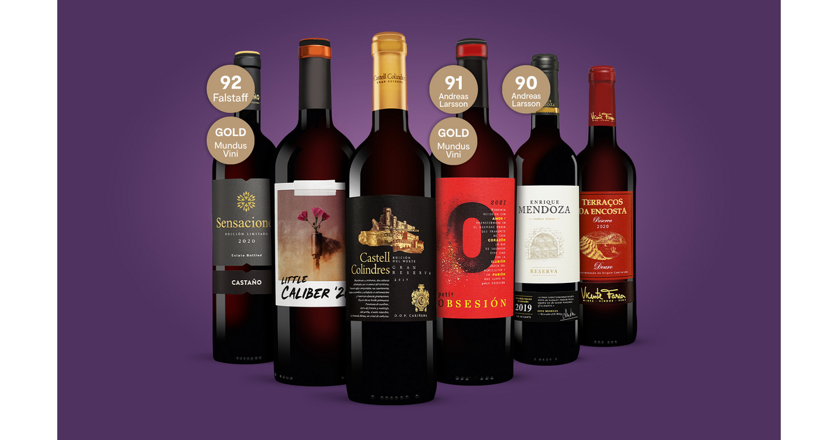 Rotwein-Genießer-Paket Vinos, | Spanien-Spezialist