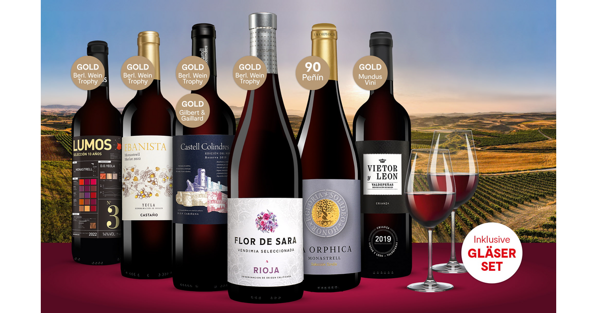Vinos, Premium Spanien-Spezialist Vinos Paket Rotwein |