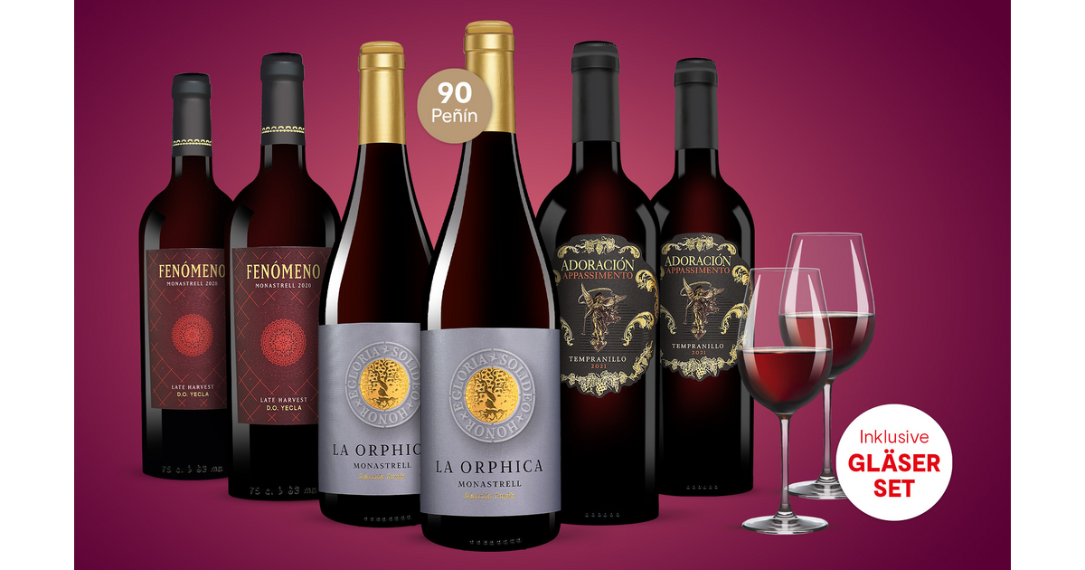 Vinos | Spanien-Spezialist Paket Vinos, Primitivo-Stil