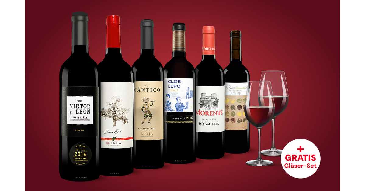 Rotwein Vinos Vinos, | Paket Spanien-Spezialist