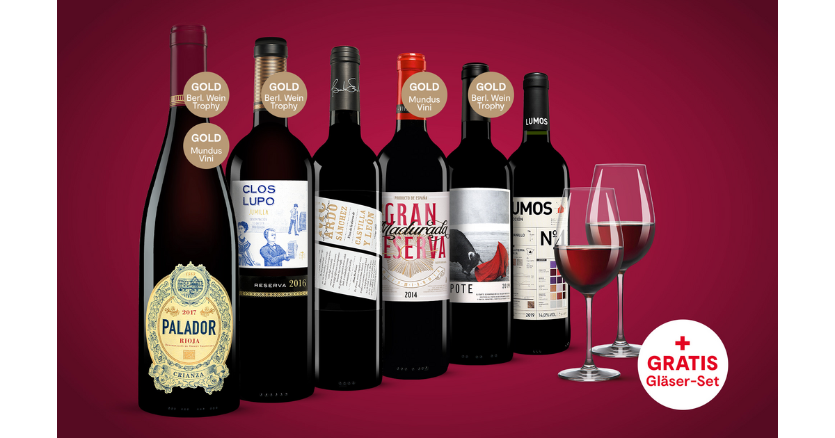 Vinos Rotwein Paket | Vinos, Spanien-Spezialist Nr.1