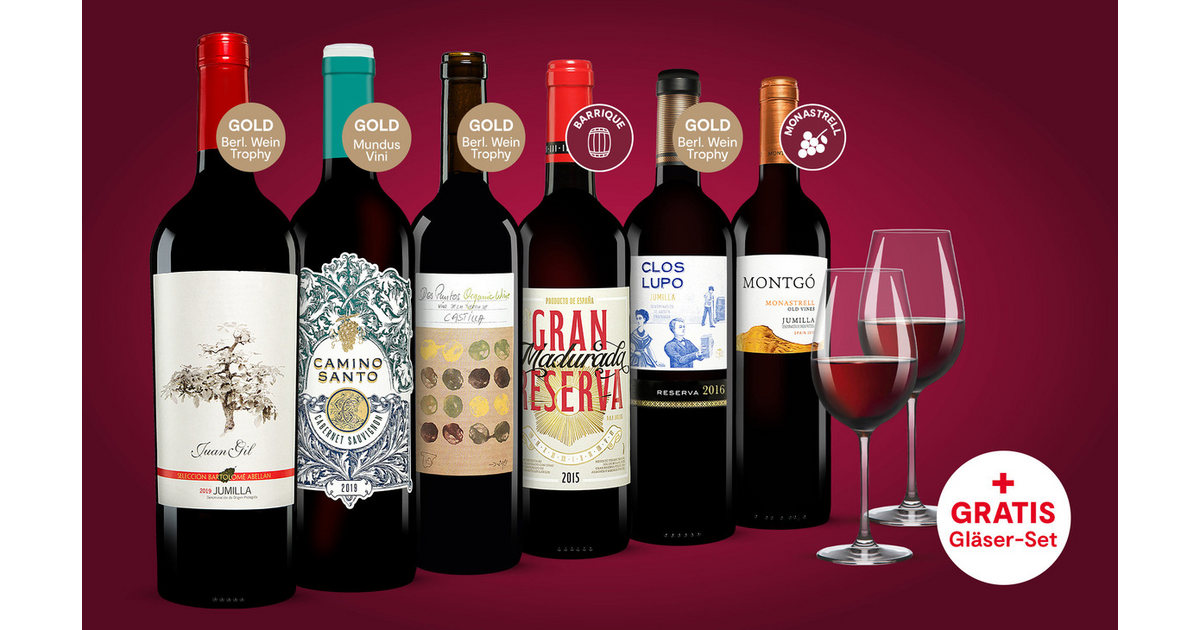 Vinos, | Rotwein Paket Spanien-Spezialist Vinos
