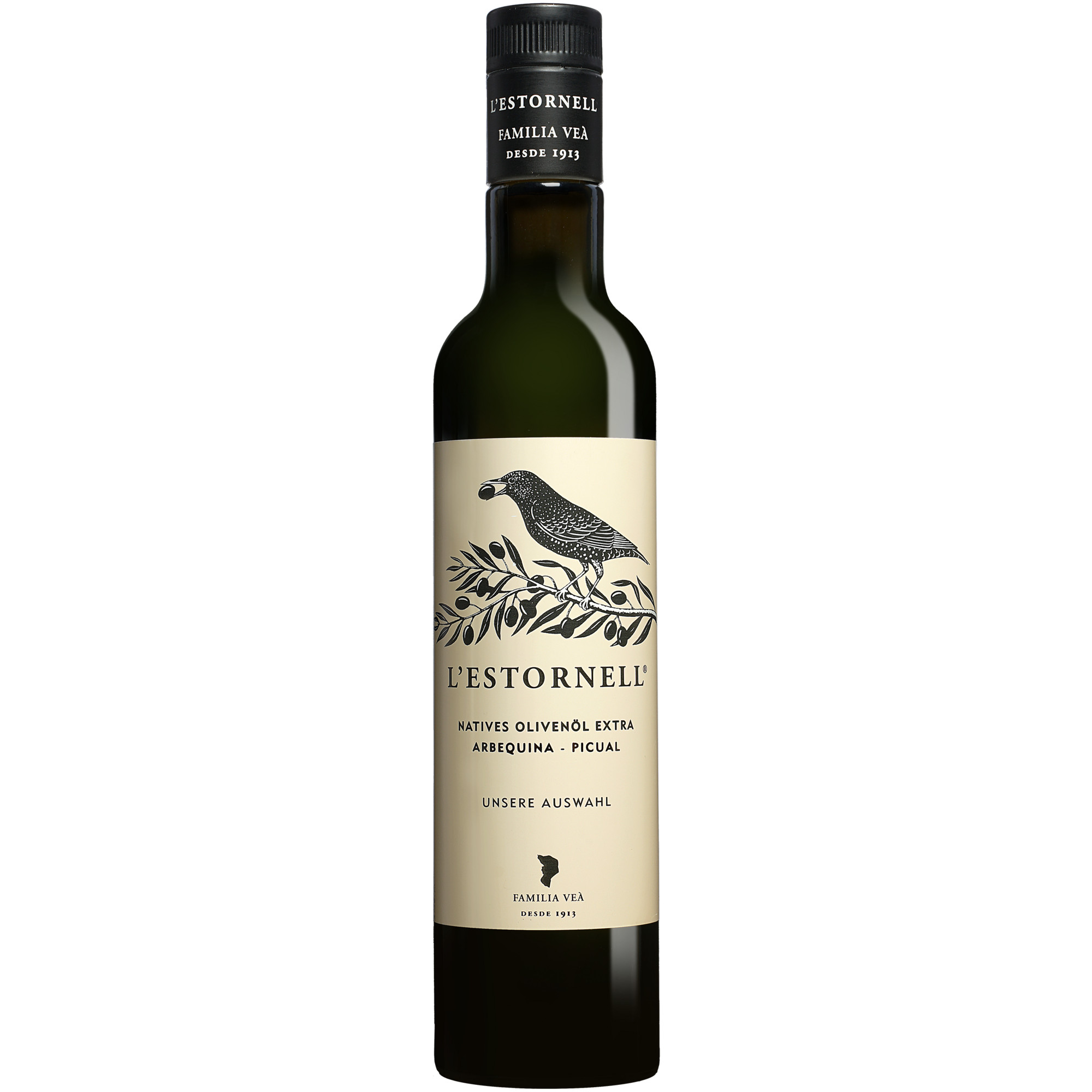 Image of L'Estornell Olivenöl Arbequina - Picual - 0,5 L. 0.5L aus Spanien