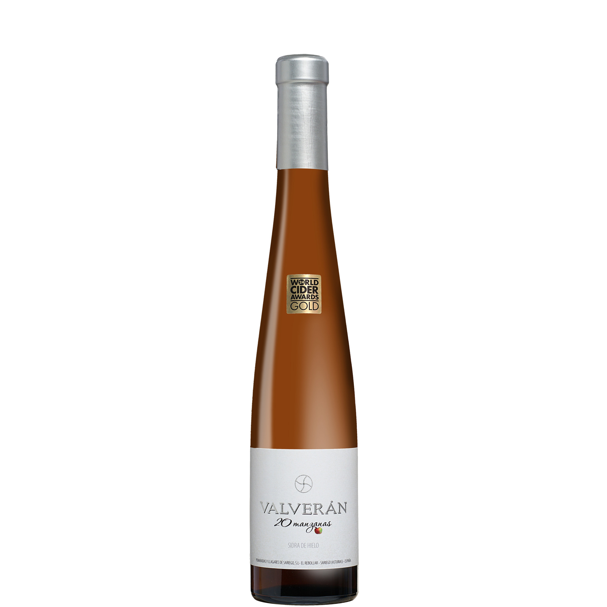 Valverán 20 Manzanas - 0,375 L.  010% Vol. Süß aus Spanien