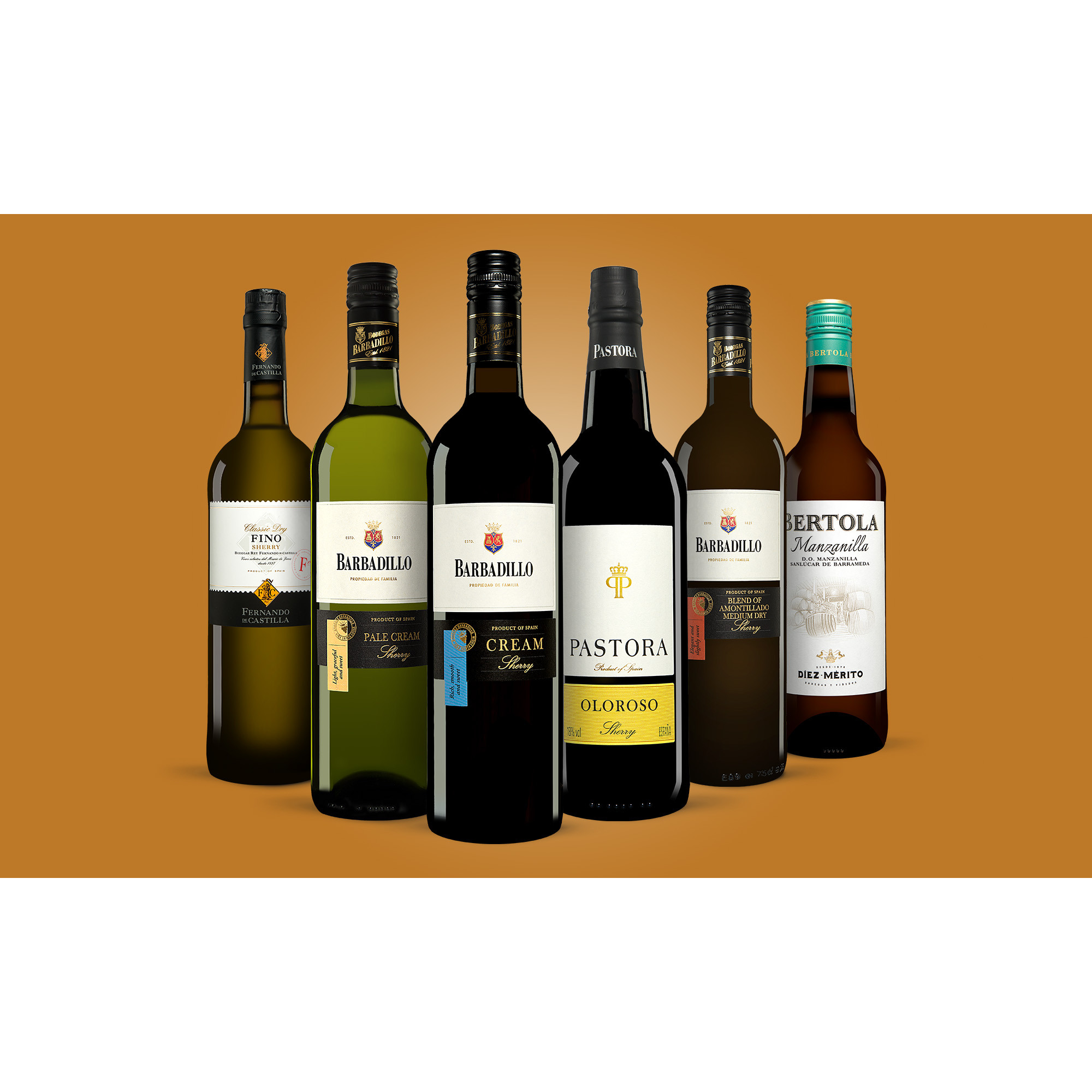 Sherry-Genießer-Paket  4.5L Weinpaket aus Spanien 16701 vinos DE