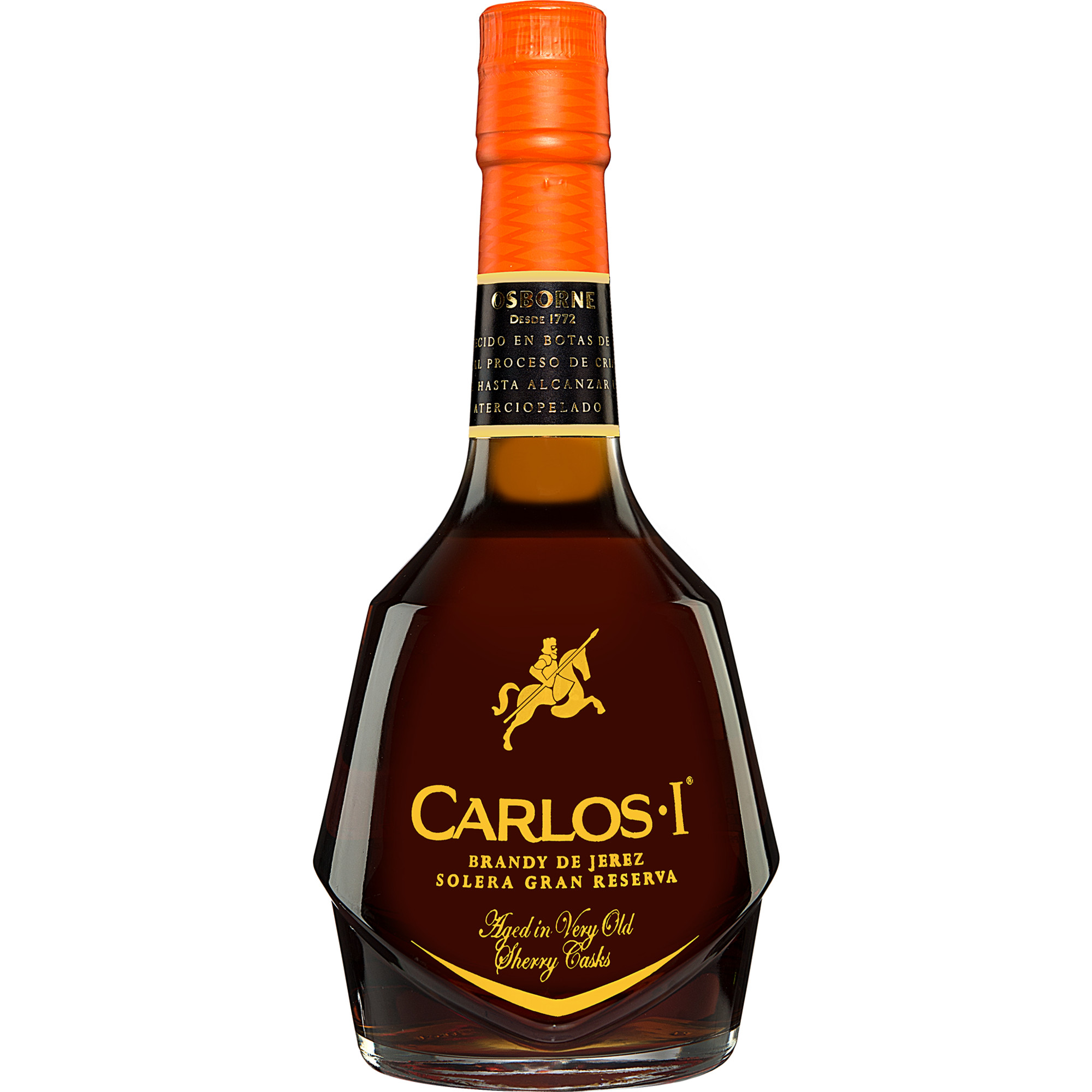 Brandy »Carlos I« Solera Gran Reserva - 0,7 L.  0.7L 40% Vol. Brandy aus Spanien