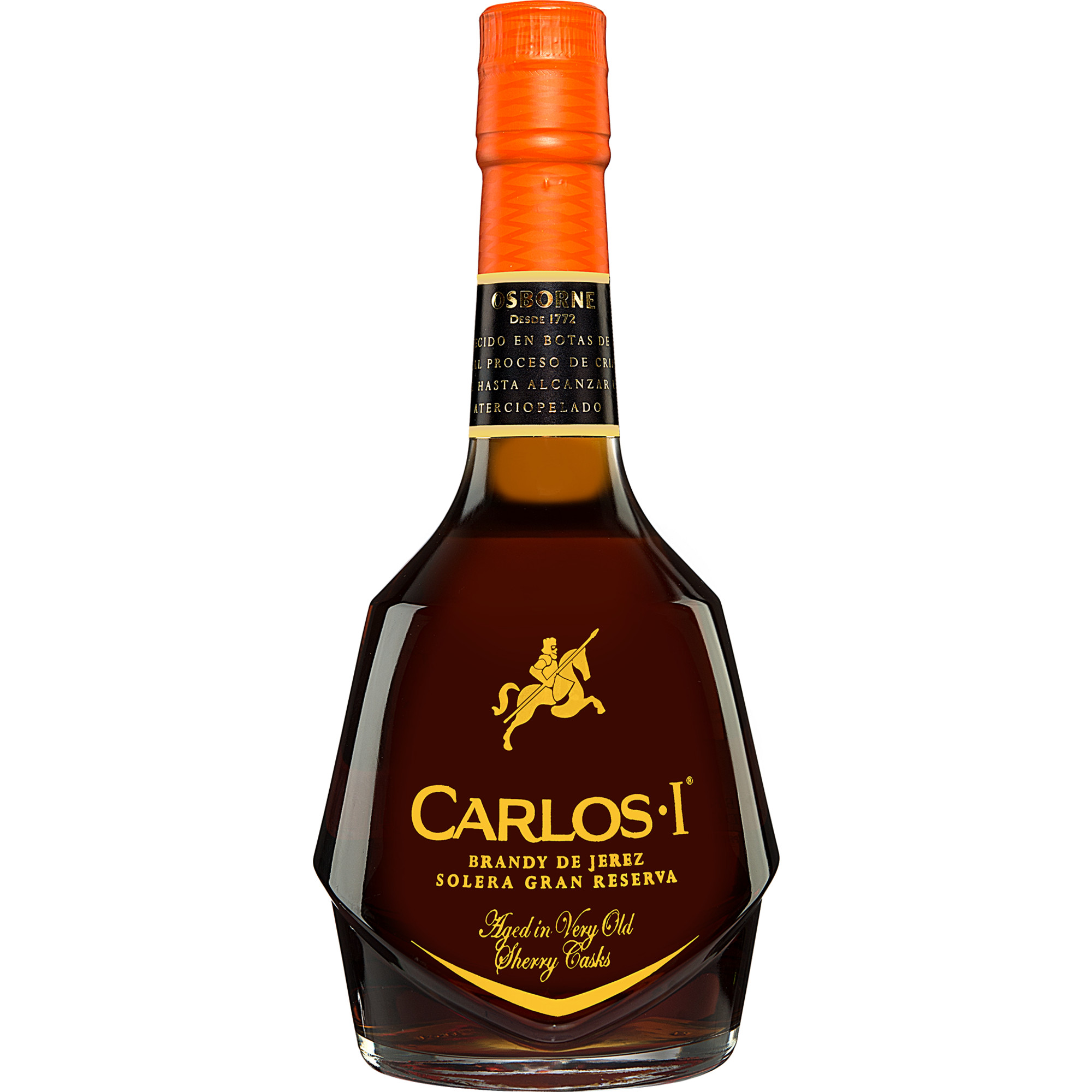 Image of Brandy »Carlos I« Solera Gran Reserva - 0,7 L. 0.7L 40% Vol. Brandy aus Spanien