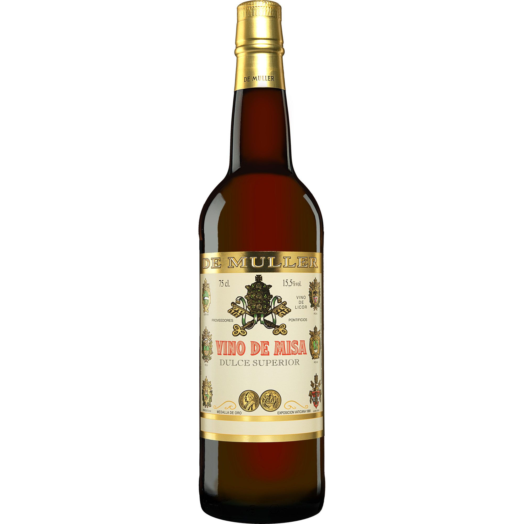 De Muller »Vino de Misa« Dulce Superior  0.75L 15.5% Vol. aus Spanien