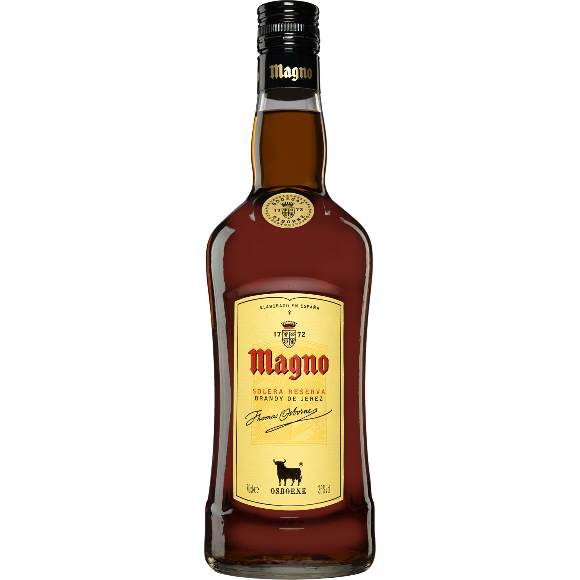 Brandy Osborne »Magno« Solera Reserva - 0,7 L.  0.7L 36% Vol. Brandy aus Spanien