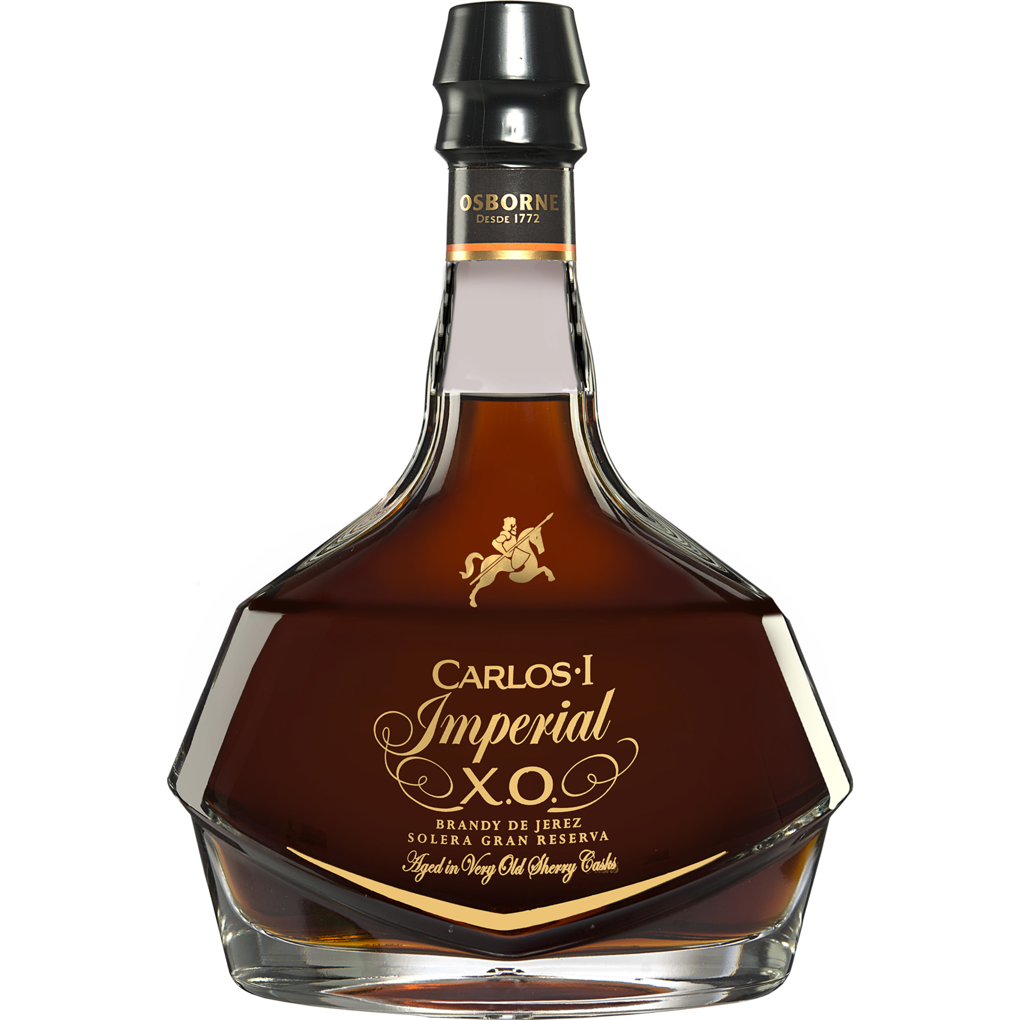 Brandy »Carlos I Imperial X.O.« Solera Gran Reserva - 0,7 L.  0.7L 40% Vol. Brandy aus Spanien