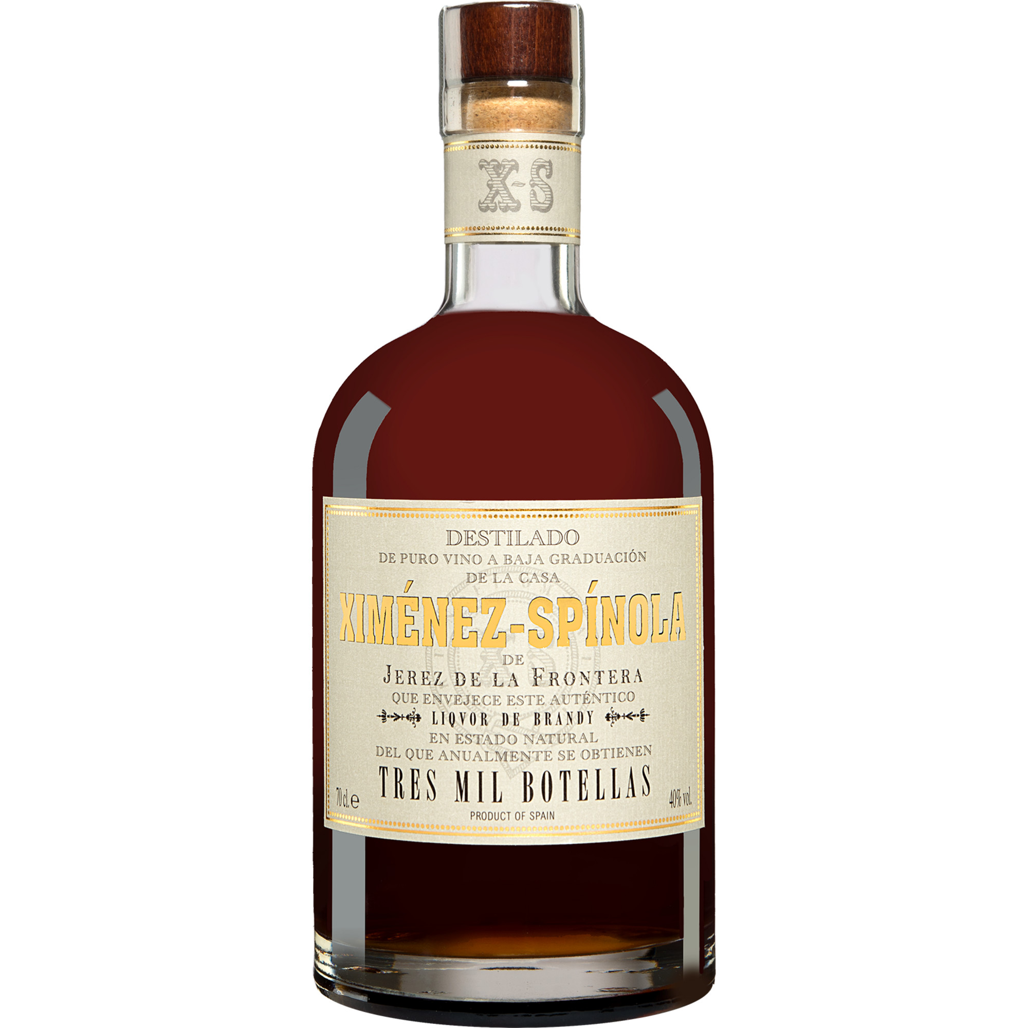 Image of Ximénez Spinola Liquor de Brandy Tres Mil botellas 0.7L 40% Vol. aus Spanien