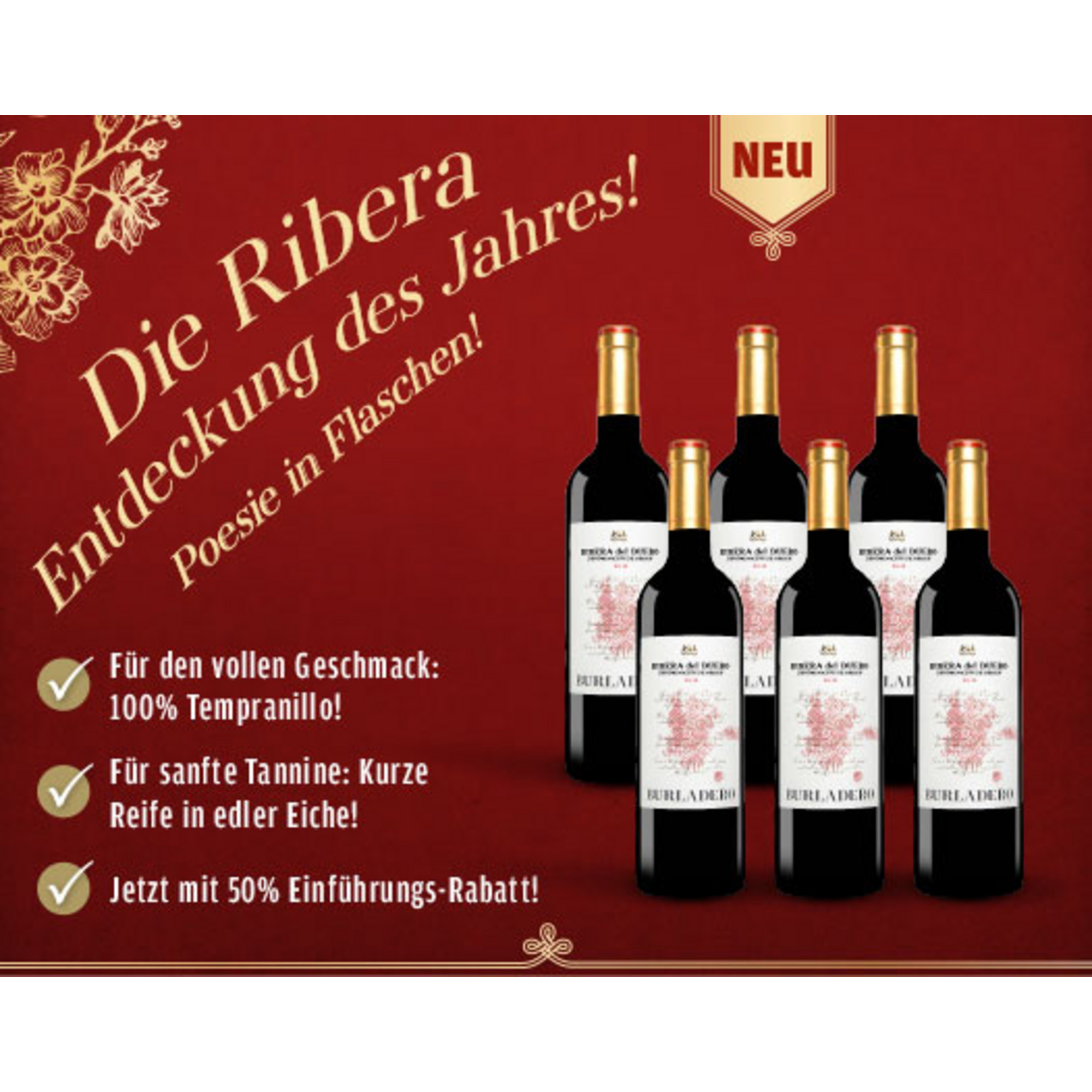 Burladero 2015 - 6er E*Special November 2016  4.5L 14% Vol. Trocken Weinpaket aus Spanien 21354 vinos DE