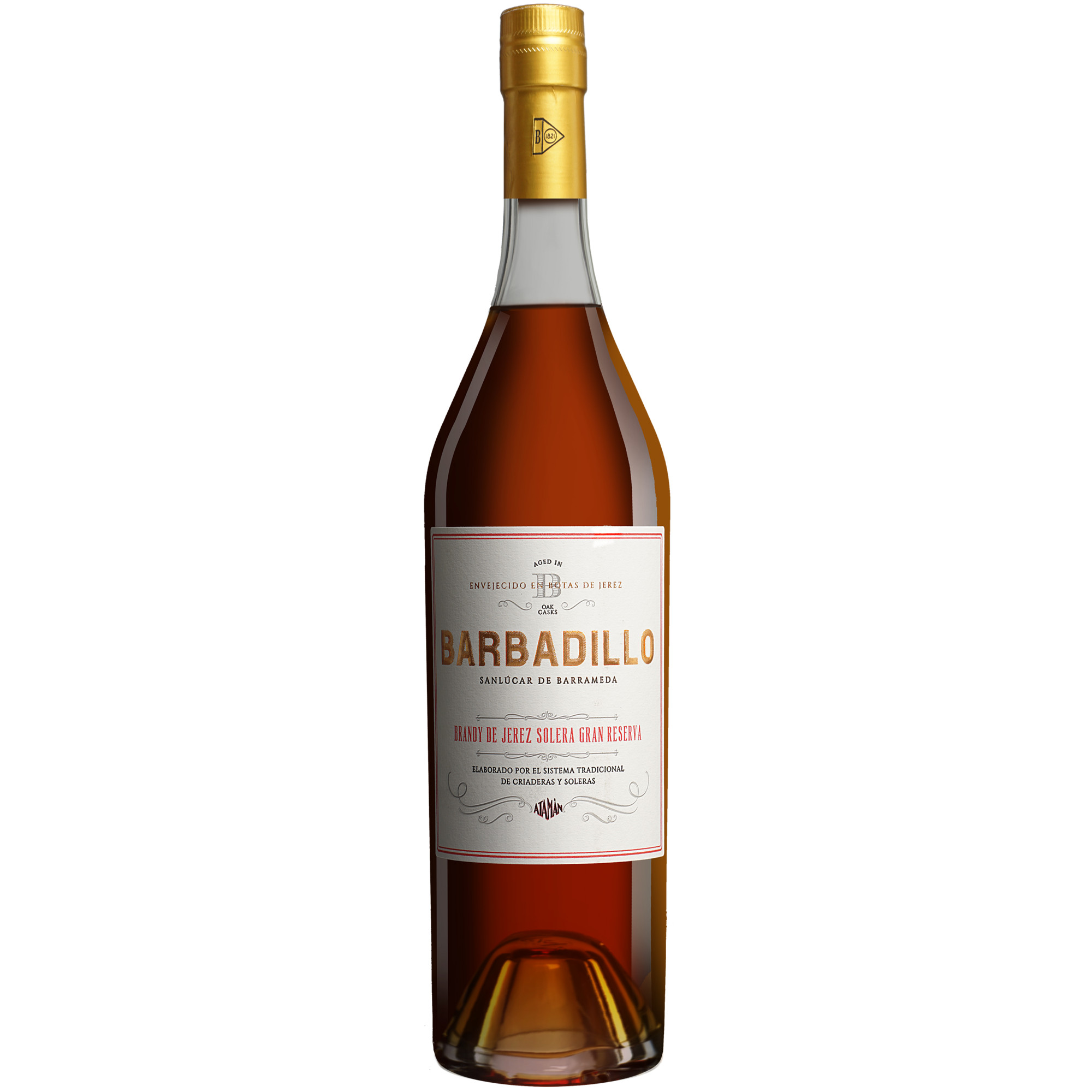 Image of Brandy Barbadillo Solera Gran Reserva - 0,5 L. 0.5L 40% Vol. Brandy aus Spanien