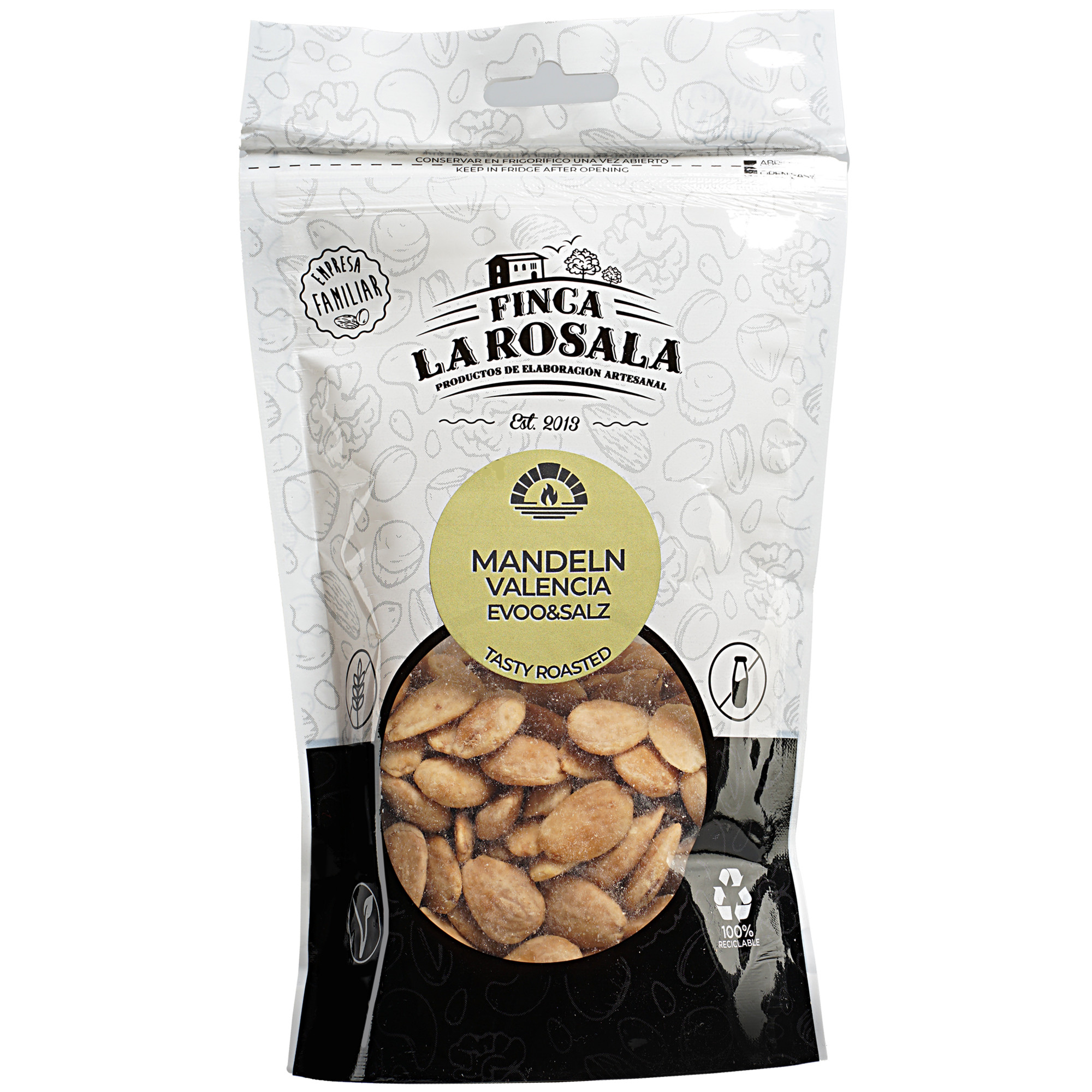 Finca La Rosala Mandeln mit Salz und Olivenöl - 150g  1STK.