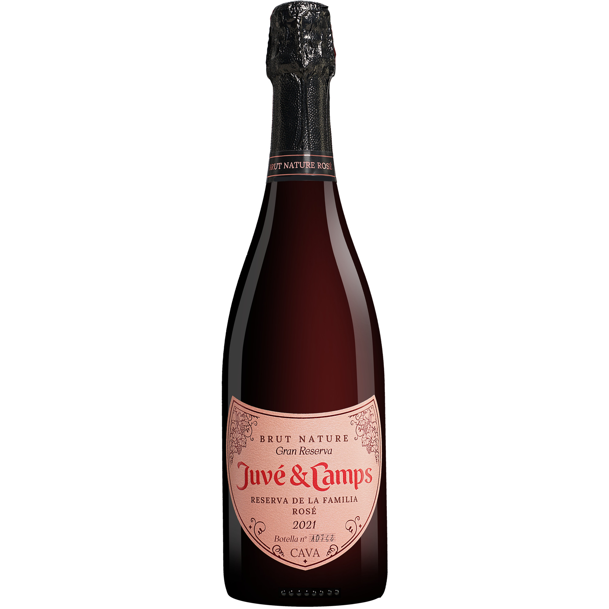 Image of Juvé y Camps Reserva de la Familia Rosé Gran Reserva Brut Nature 2021 0.75L 12% Vol. Sehr Trocken aus Spanien