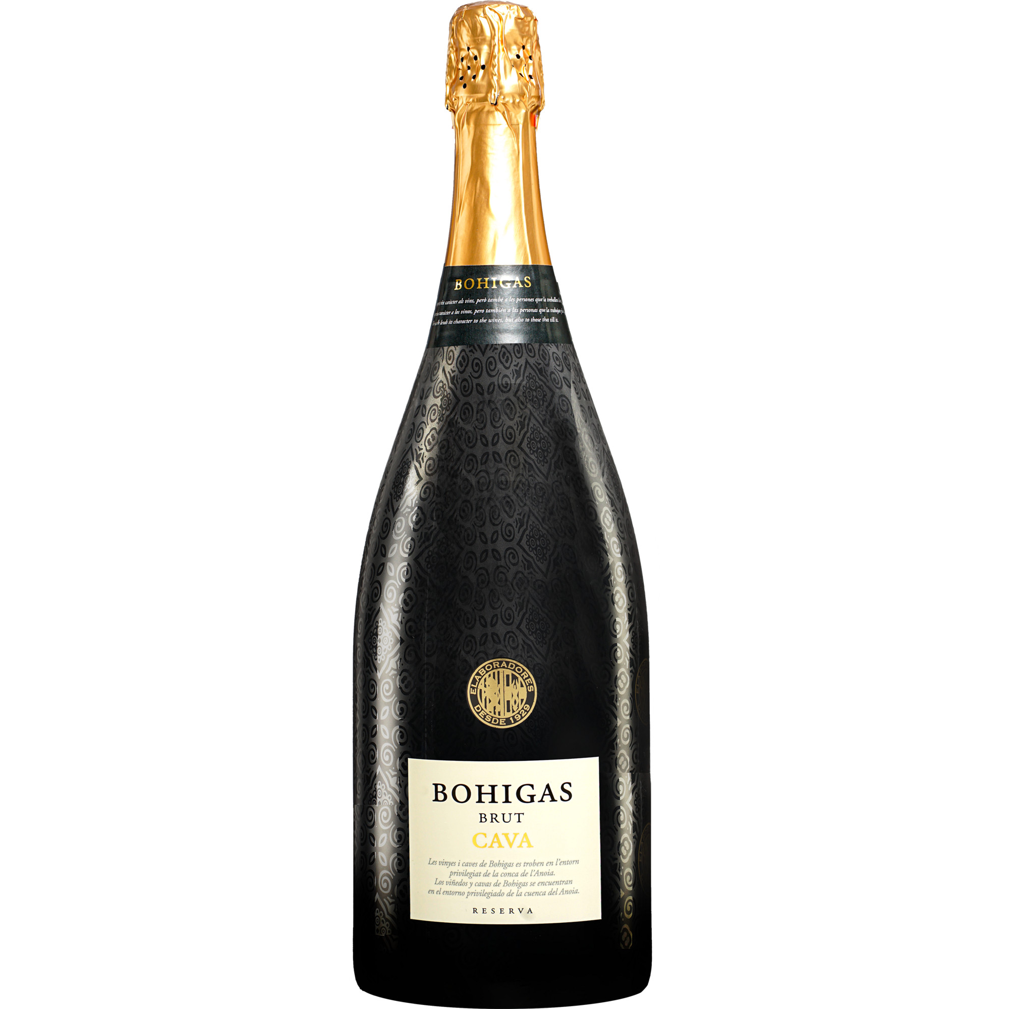 Bohigas Cava Reserva Brut - 1,5 L. Magnum  1.5L 12% Vol. Trocken aus Spanien