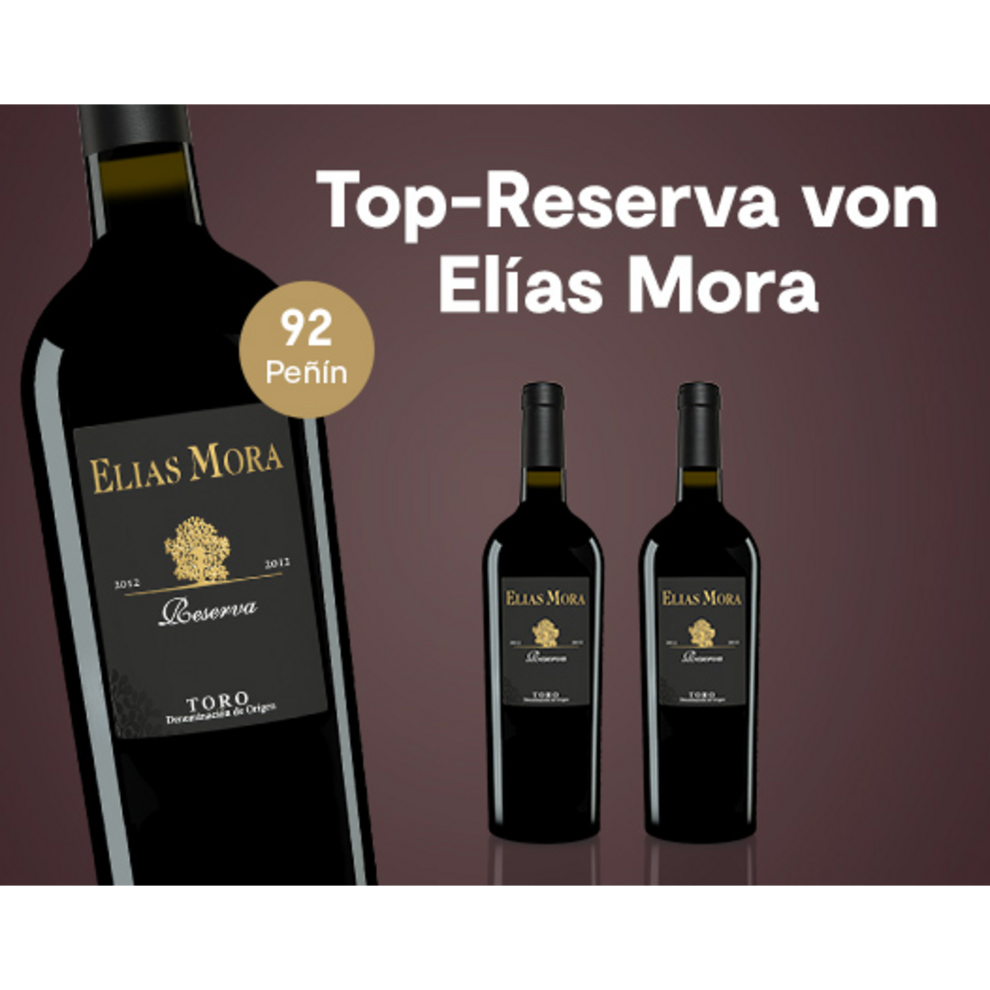 E*Special - Elías Mora Reserva 2012  2.25L 15% Vol. Trocken Weinpaket aus Spanien 26486 vinos DE