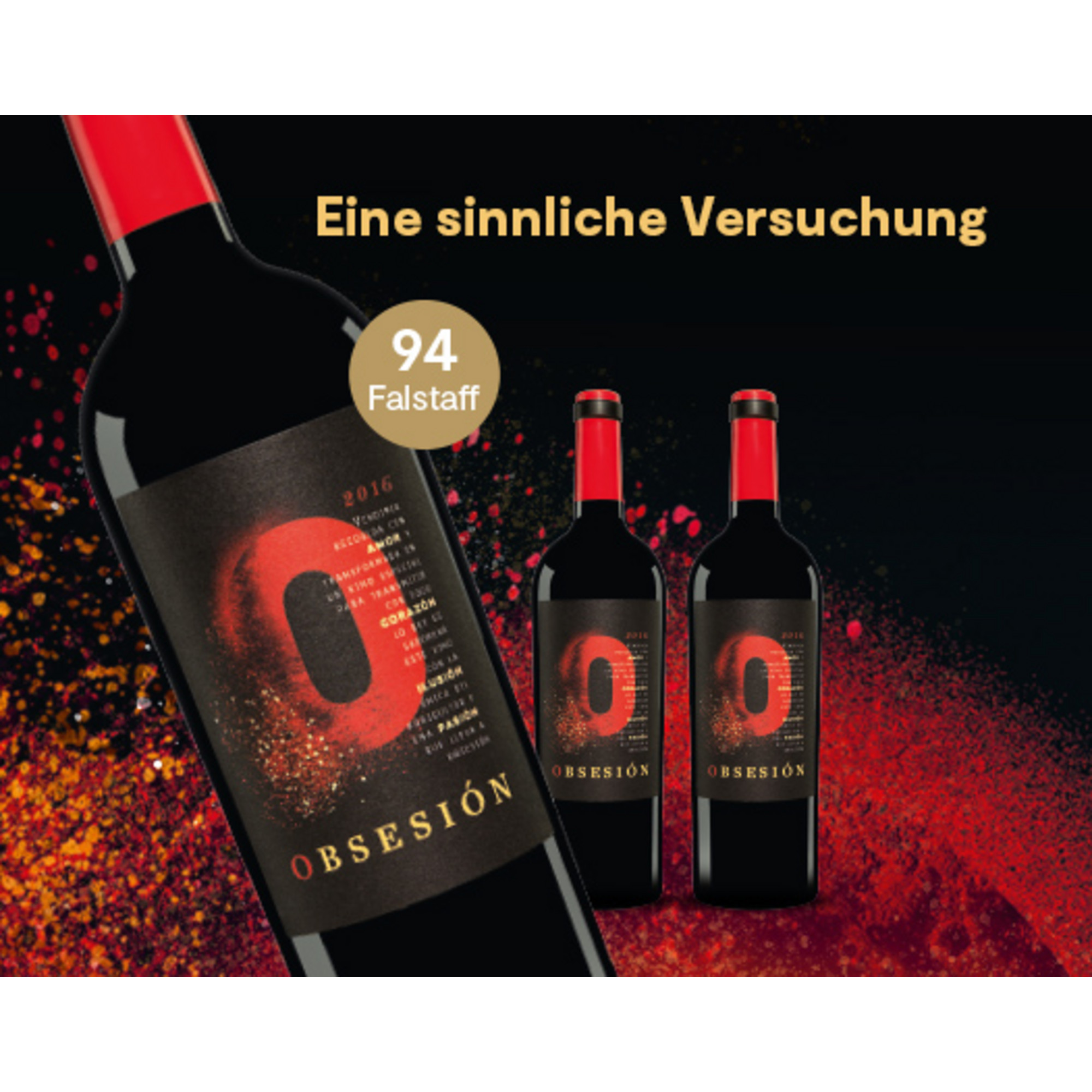 E*Special - Obsesión 2016  2.25L 16% Vol. Trocken Weinpaket aus Spanien 26493 vinos DE