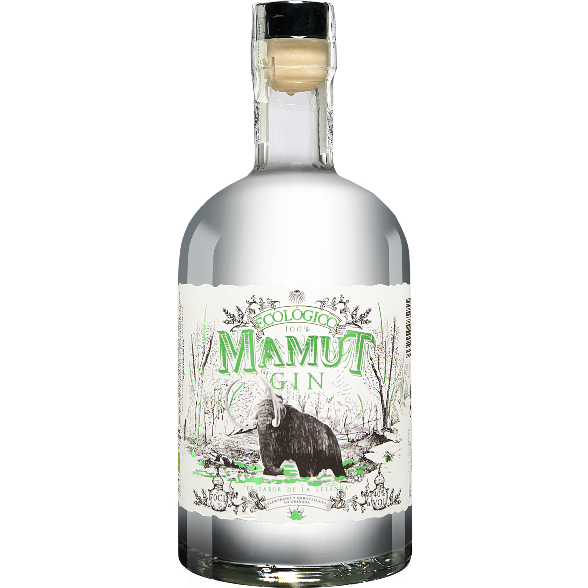 Gin El Mamut Bio  0.7L 40% Vol. aus Spanien