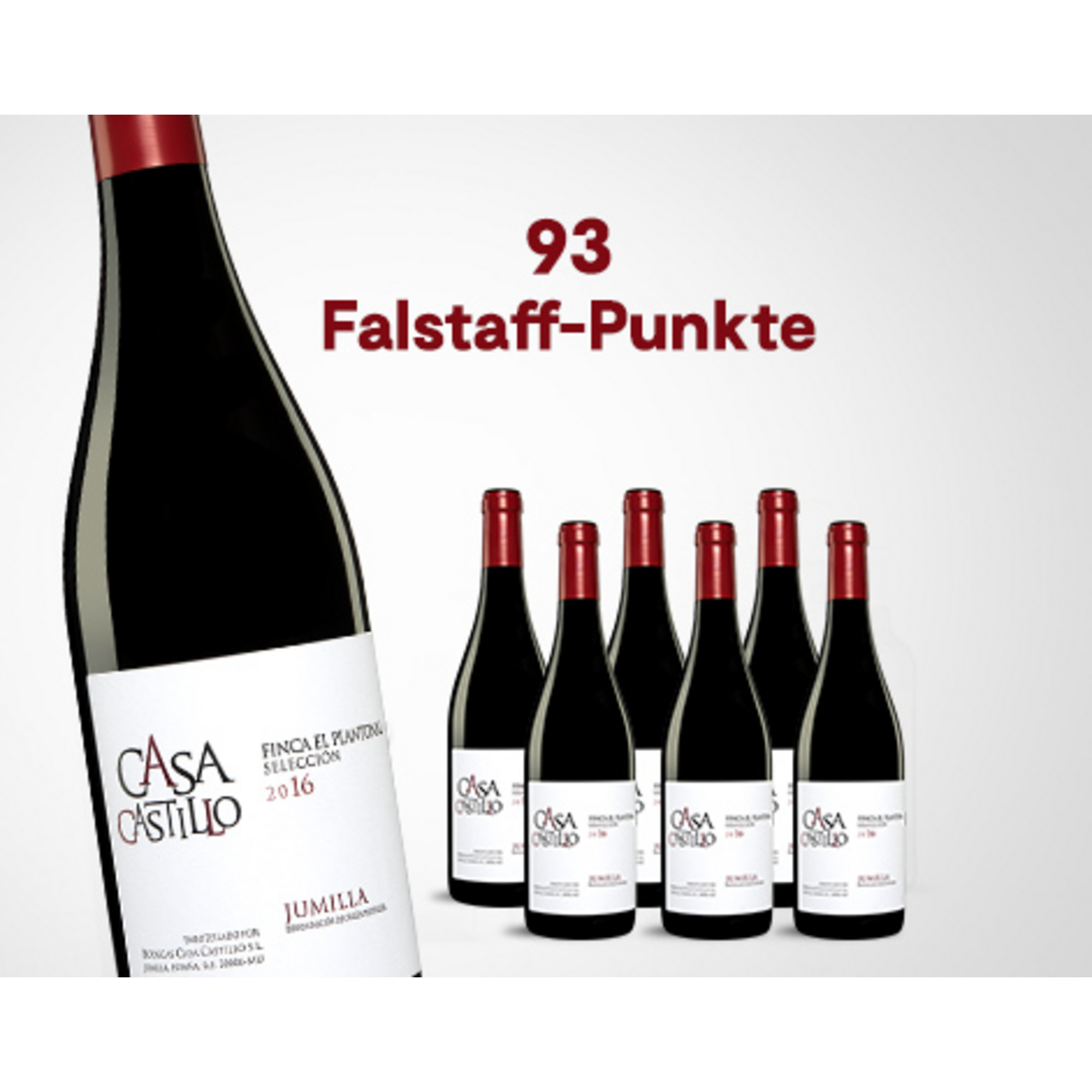 Casa Castillo Finca »El Plantonal Selección« 2016  4.5L 14% Vol. Trocken Weinpaket aus Spanien 26991 vinos DE