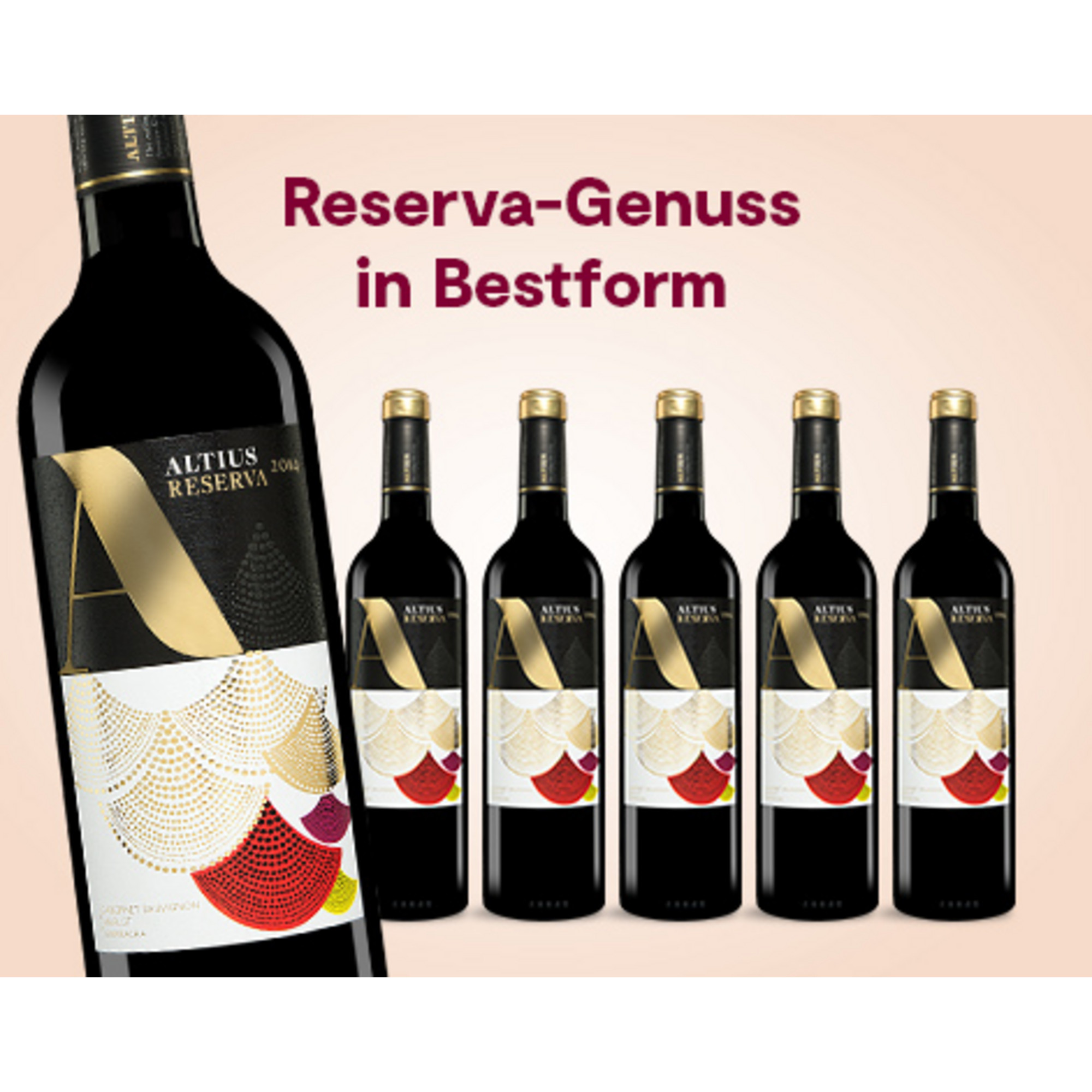 Altius Reserva 2015 Reserva  4.5L 14.5% Vol. Trocken Weinpaket aus Spanien 27322 vinos DE