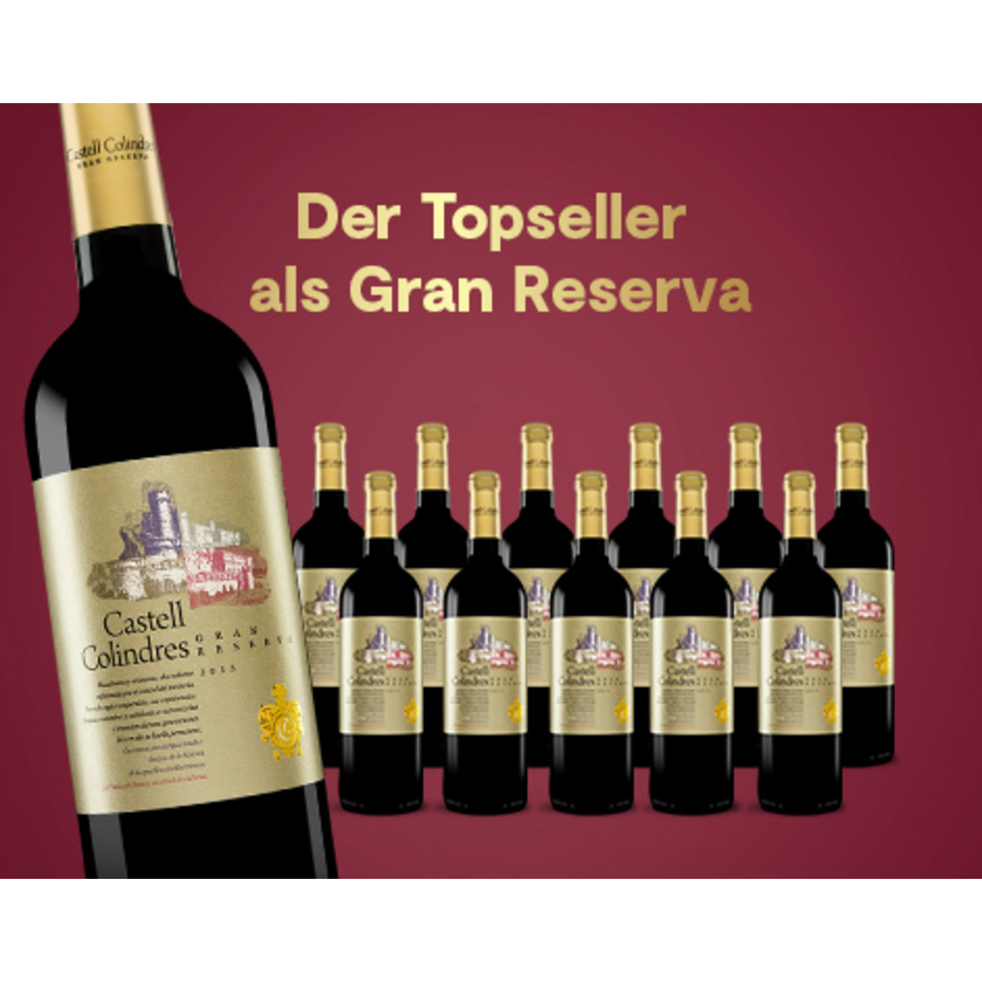 Castell Colindres Gran Reserva 2013  9L 13.5% Vol. Trocken Weinpaket aus Spanien 27490 vinos DE